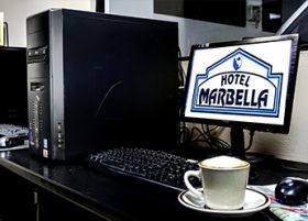 Workstation for guests at Hotel Marbella, Panama – Best Places In The World To Retire – International Living